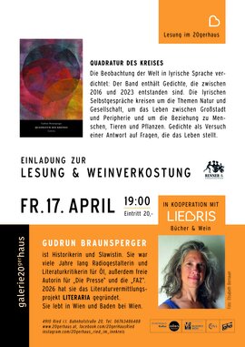 Lesung und Weinverkostung