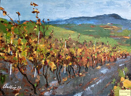 Weingärten in herbstlicher Stimmung