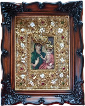 Bild gekrönte Madonna