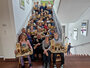 Krippenbau in der Volksschule Eidenberg , Mühlviertler Krippenbauer