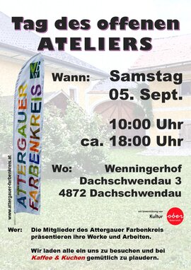 Plakat "Tag des offenen Ateliers" Plakat "Tag des offenen Ateliers"