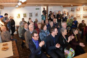 Besucher der Vernissage