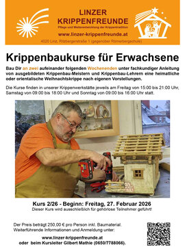 Krippenbaukurs für Gehörlose