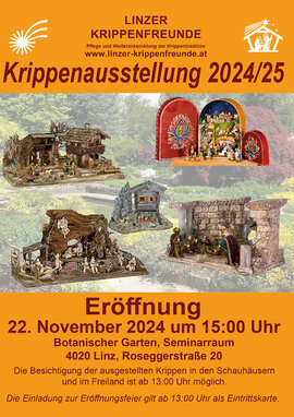 Krippenausstellung im Botanischen Garten