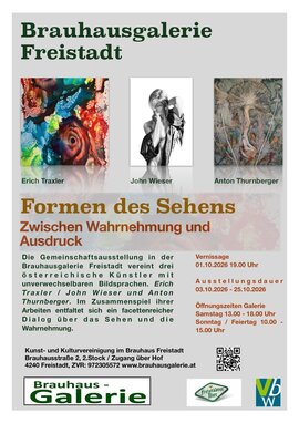 Plakat der Ausstellung "Formen des Sehens" Plakat der Ausstellung "Formen des Sehens"