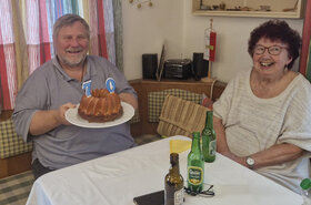 Linzer Krippenfreunde, 70. Geburtstag von Obmann Michael Thomasberger