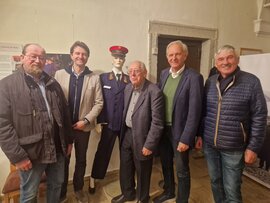 Hier bei der Eröffnung der Ausstellung Hier bei der Eröffnung der Ausstellung