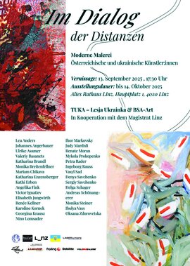 Einladung zur Ausstellung Im Dialog der Distanzen