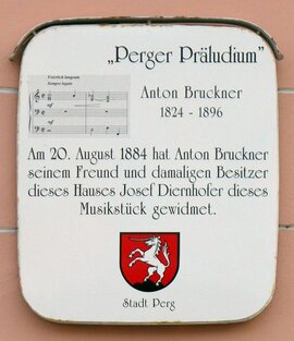 Tafel in der Herrenstraße in Perg
