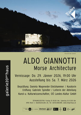 Ausstellung Aldo Giannotti im 20gerhaus